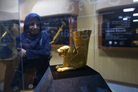 نمایش ۱۱ اثر طلایی و نقرهای هخامنشی و ساسانی - همدان