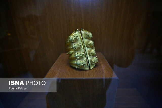 ۱۱ اثر زرین و سیمین همدان در موزه هگمتانه به نمایش درآمد