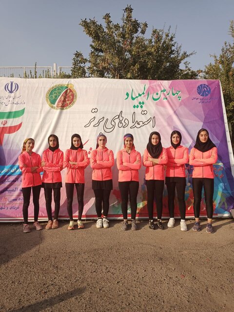 دختران خوزستانی بر سکوی سوم دوومیدانی ایران