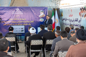 افتتاح و کلنگ زنی طرح نهضت ملی مسکن - قم