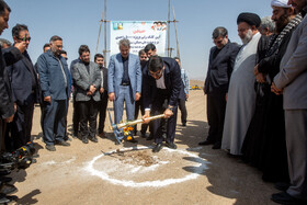 افتتاح و کلنگ زنی طرح نهضت ملی مسکن - قم
