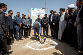 افتتاح و کلنگ زنی طرح نهضت ملی مسکن - قم