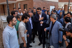 افتتاح و کلنگ زنی طرح نهضت ملی مسکن - قم