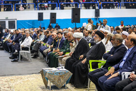 مراسم آغاز تولید گاز از فاز ۱۱ میدان مشترک پارس جنوبی با حضور رئیس جمهور