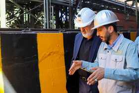 بازدید وزیر صنعت، معدن و تجارت از  مجتمع فولاد مبارکه اصفهان