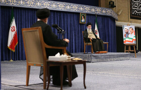 دیدار رئیسجمهور و اعضای هیئت دولت با مقام معظم رهبری