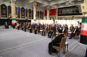 دیدار رئیسجمهور و اعضای هیئت دولت با مقام معظم رهبری