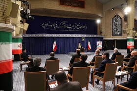 دیدار رئیسجمهور و اعضای هیئت دولت با مقام معظم رهبری