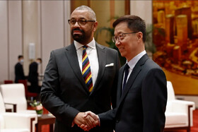 نخستین سفر وزیر خارجه انگلیس به چین در ۵ سال گذشته