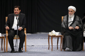 دیدار رئیسجمهور و اعضای هیئت دولت با مقام معظم رهبری