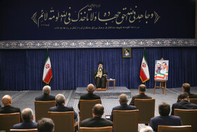 دیدار رئیسجمهور و اعضای هیئت دولت با مقام معظم رهبری