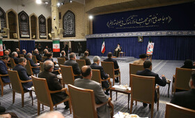 دیدار رئیسجمهور و اعضای هیئت دولت با مقام معظم رهبری