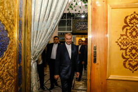 زیارت حسین امیرعبداللهیان، وزیر امور خارجه از حرم مطهر حضرت رقیه (س) - دمشق