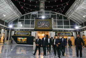 زیارت حسین امیرعبداللهیان، وزیر امور خارجه از حرم مطهر حضرت رقیه (س) - دمشق