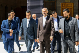 زیارت حسین امیرعبداللهیان، وزیر امور خارجه از حرم حضرت زینب (س) - دمشق