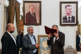 دیدار حسین امیرعبداللهیان با تولیت حرم حضرت زینب (س)