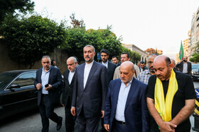 ادای احترام امیرعبداللهیان به شهدای مقاومت