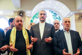 ادای احترام امیرعبداللهیان به شهدای مقاومت