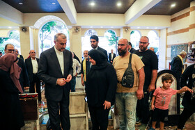 ادای احترام امیرعبداللهیان به شهدای مقاومت