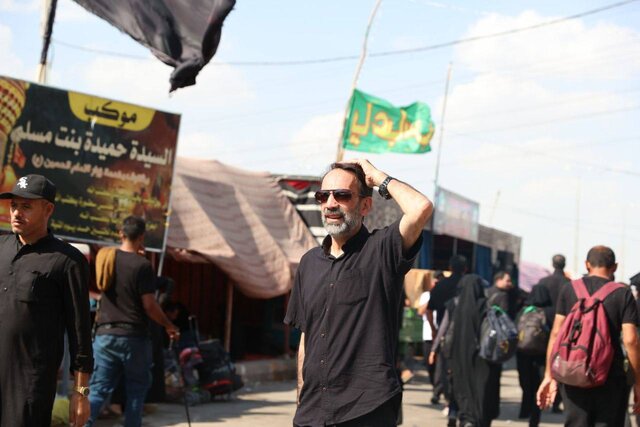 حضور ورزشکاران ایرانی در راهپیمایی اربعین