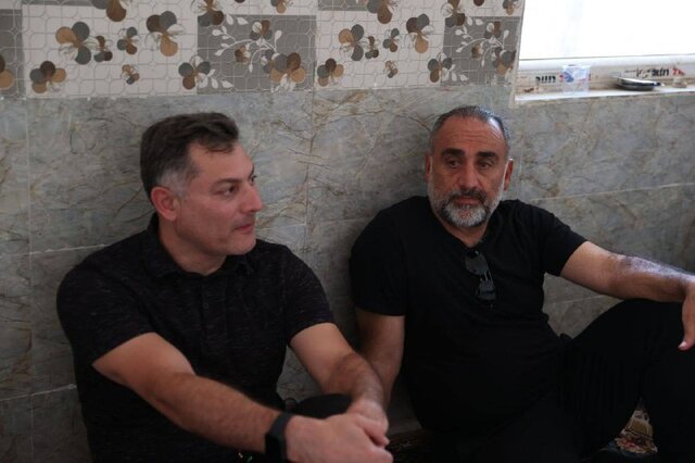 حضور ورزشکاران ایرانی در راهپیمایی اربعین