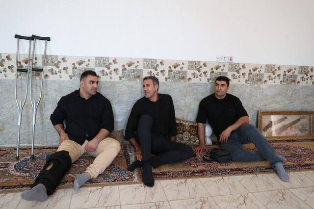 حضور ورزشکاران ایرانی در راهپیمایی اربعین