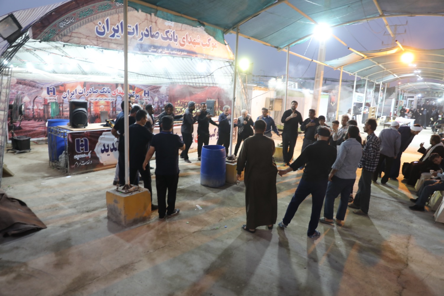 برپایی موکبهای شهدای بانک صادرات در چهار پایانه مرزی اربعین