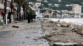 توفان در اسپانیا قربانی گرفت