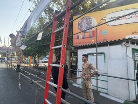 آماده‌سازی موکب‌های مسیر پیاده‌روی جاماندگان اربعین حسینی+ عکس