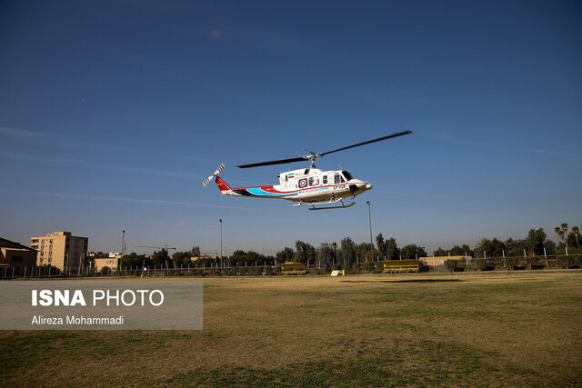 عکس خبر آرشیوی است استقرار بالگرد جدید اورژانس کهگیلویه و بویراحمد تا ساعتی دیگر در فرودگاه یاسوج