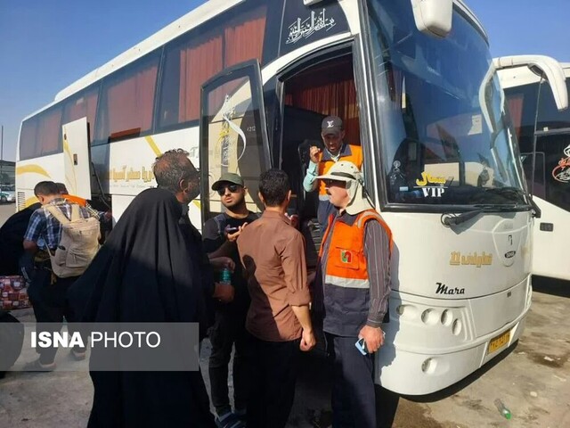 اعزام بیش ۱۲ هزار زائر گیلانی اربعین به مرزهای عراق با اتوبوس