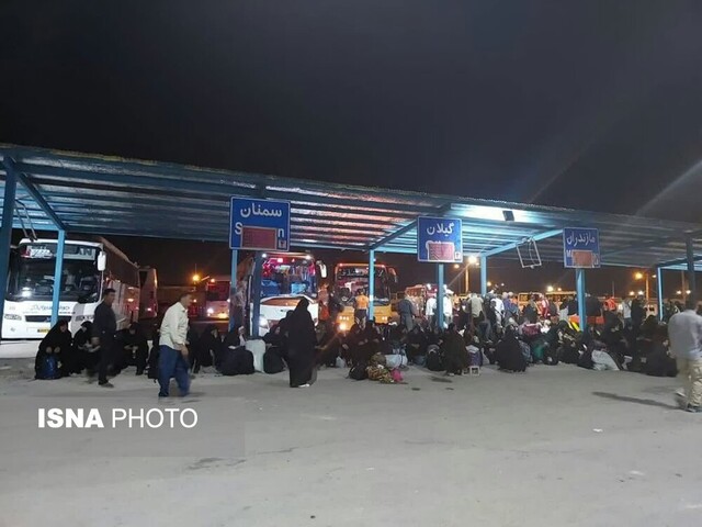 اعزام بیش ۱۲ هزار زائر گیلانی اربعین به مرزهای عراق با اتوبوس