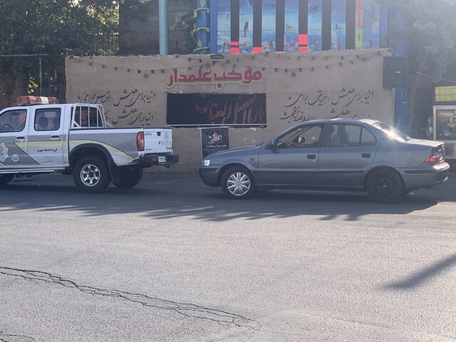 آمادهسازی موکبهای مسیر پیادهروی جاماندگان اربعین حسینی+ عکس