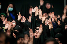 مراسم عزاداری هیات‌های دانشجویی با حضور مقام معظم رهبری