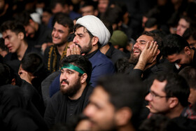 مراسم عزاداری هیات‌های دانشجویی با حضور مقام معظم رهبری