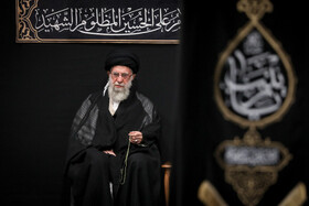 مراسم عزاداری هیات‌های دانشجویی با حضور مقام معظم رهبری
