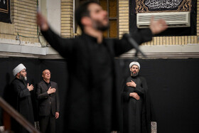 مراسم عزاداری هیات‌های دانشجویی با حضور مقام معظم رهبری