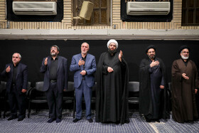 مراسم عزاداری هئیت‌های دانشجویی با حضور رهبر معظم انقلاب