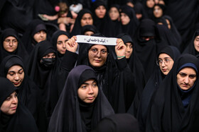 مراسم عزاداری هیات‌های دانشجویی با حضور مقام معظم رهبری