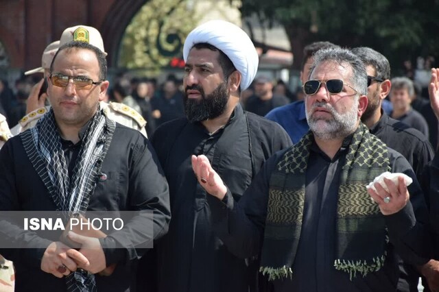 تصاویری از راهپیمایی ۱۲ کیلومتری اربعین حسینی در شهر مرزی آستارا