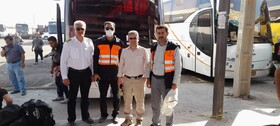 جابجایی ۸۸۰۰ زائر اربعین توسط ناوگان اتوبوسی راهداری استان اردبیل
