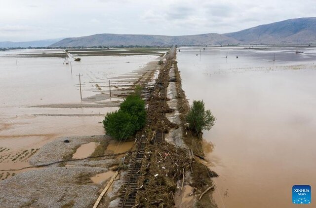 افزایش تلفات و خرابیهای سیل در یونان