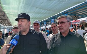 ورود بیش از ۱۰۰ اتوبوس  به پایانه برکت در هر ساعت/ مشکلی برای انتقال زائران وجود ندارد