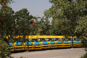 رونمایی از 150 دستگاه اتوبوس و ون در مشهد
