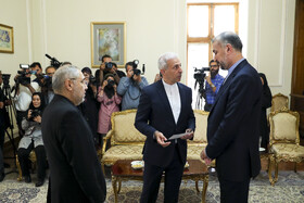 تقدیم استوار نامه عبدالله العنزی،سفیر جدید عربستان به حسین امیرعبداللهیان
