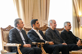 هیات همراه رئیس  حزب اتحادیه میهنی کردستان عراق  در دیدار با امیر عبداللهیان