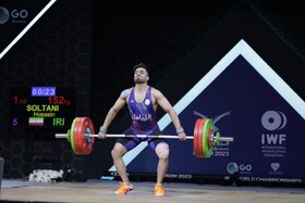 وزنه‌بردار ایران در قهرمانی جهان اوت کرد + فیلم