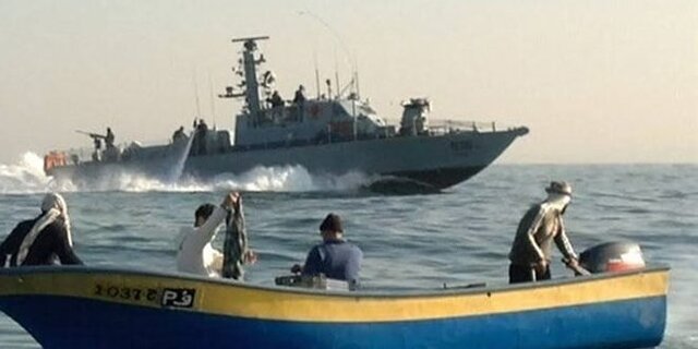 حمله نظامیان رژیم صهیونیستی به ماهیگیران فلسطینی