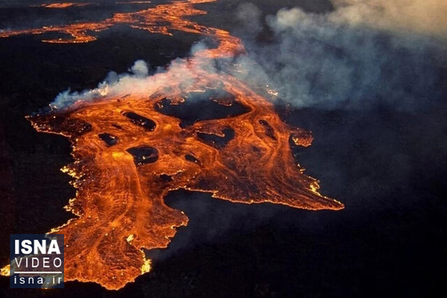 ویدیو / فوران آتشفشان «کیلاویا» پس از ماه‌ها خاموشی