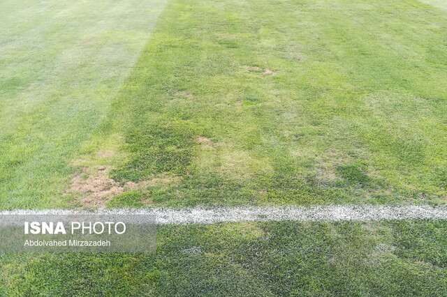 وضعیت نامطلوب چمن ورزشگاه آزادی + عکس